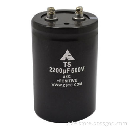 Aluminum electrolytic capacitors, screw type, long lifespan, high reliability, high ripple currentNew